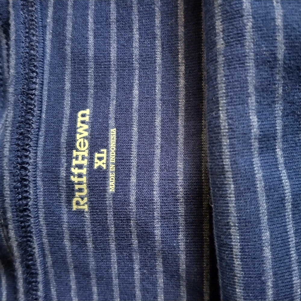 NWT! Ruff Hewn Pin Striped Navy Blue Tank Top WAdjustable Straps Blue White 💙🤍 - Picture 5 of 7